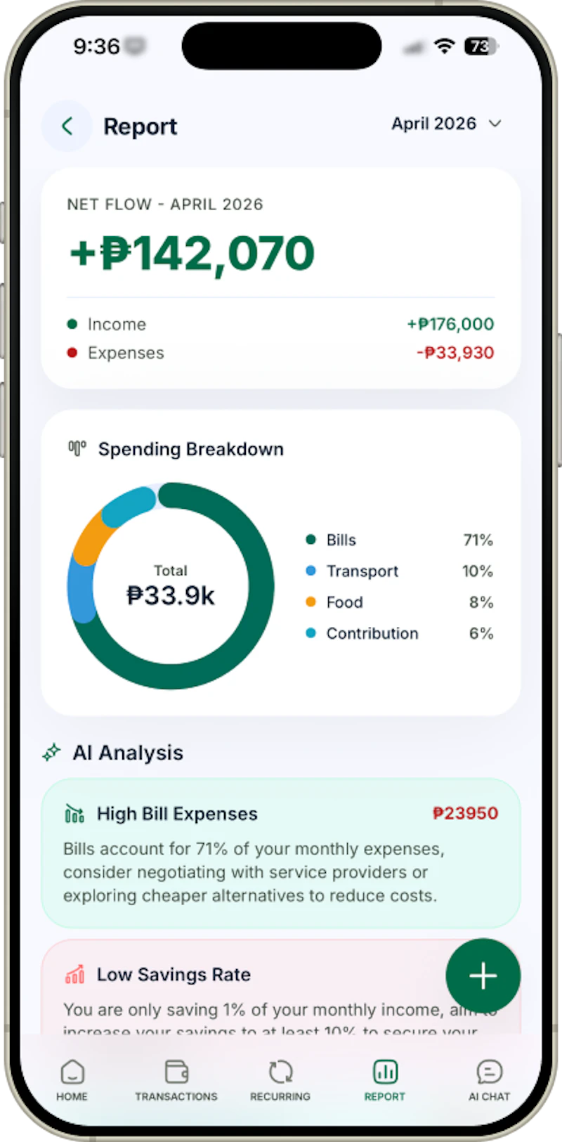 Monnei: Expense Tracker & Budget App screenshot 3