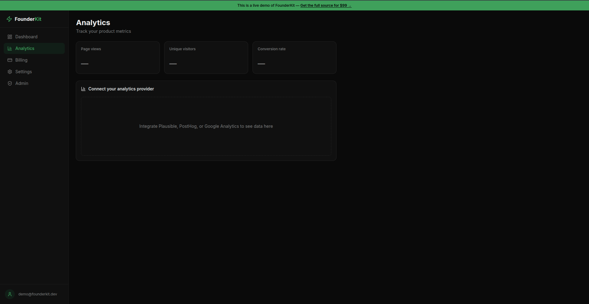 FounderKit — Ship your SaaS in days gallery image