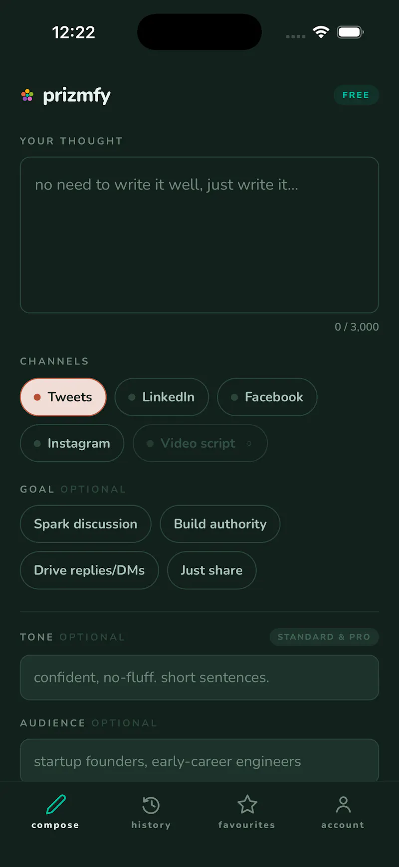 prizmfy screenshot 2