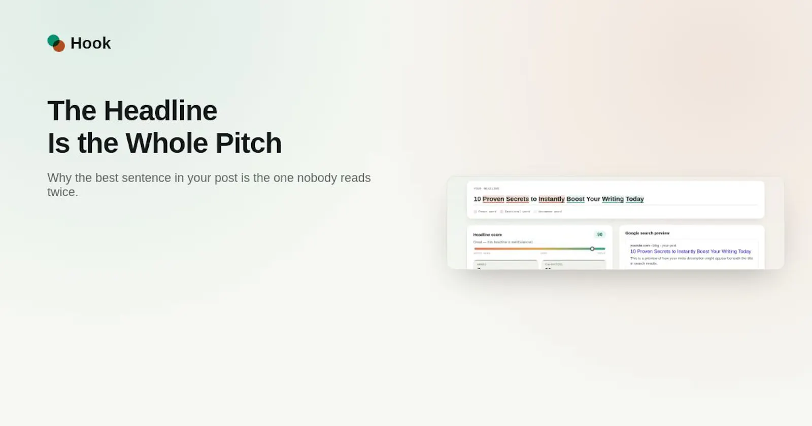 Hook — Headline & Title Analyzer screenshot 3