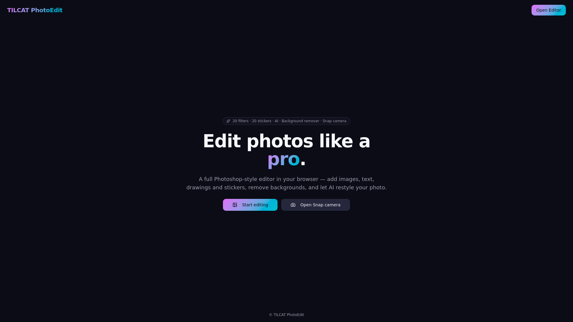TILCAT PhotoEdit Studio  gallery image