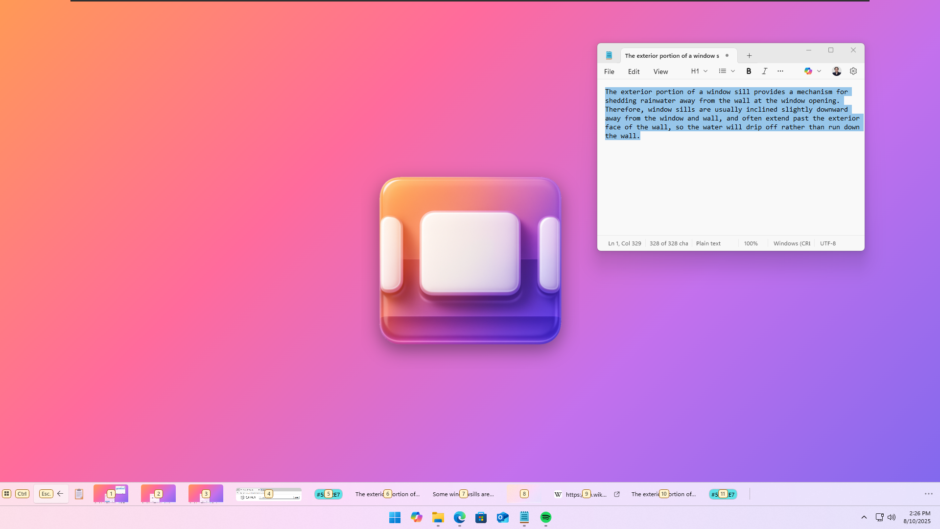 Davanzale - Barra di comando universale alimentata dall'IA per Windows media 11
