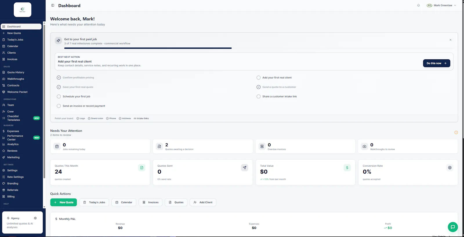 CleanQuote.ai screenshot 2