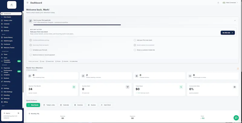 CleanQuote.ai screenshot 2