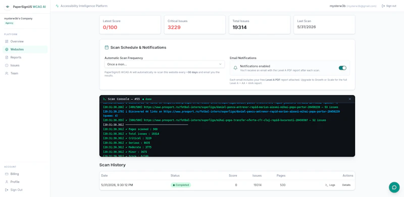 ADA & EAA Compliance screenshot 3