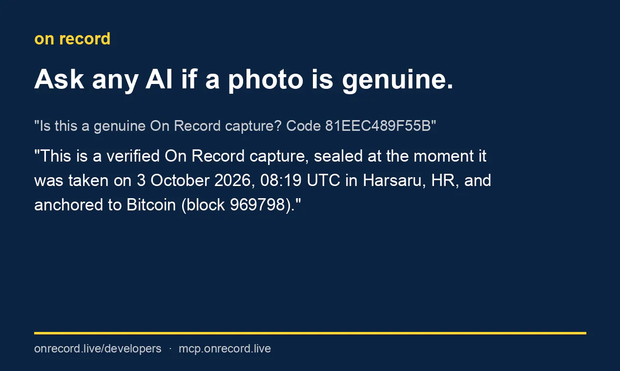 On Record Verify gallery image