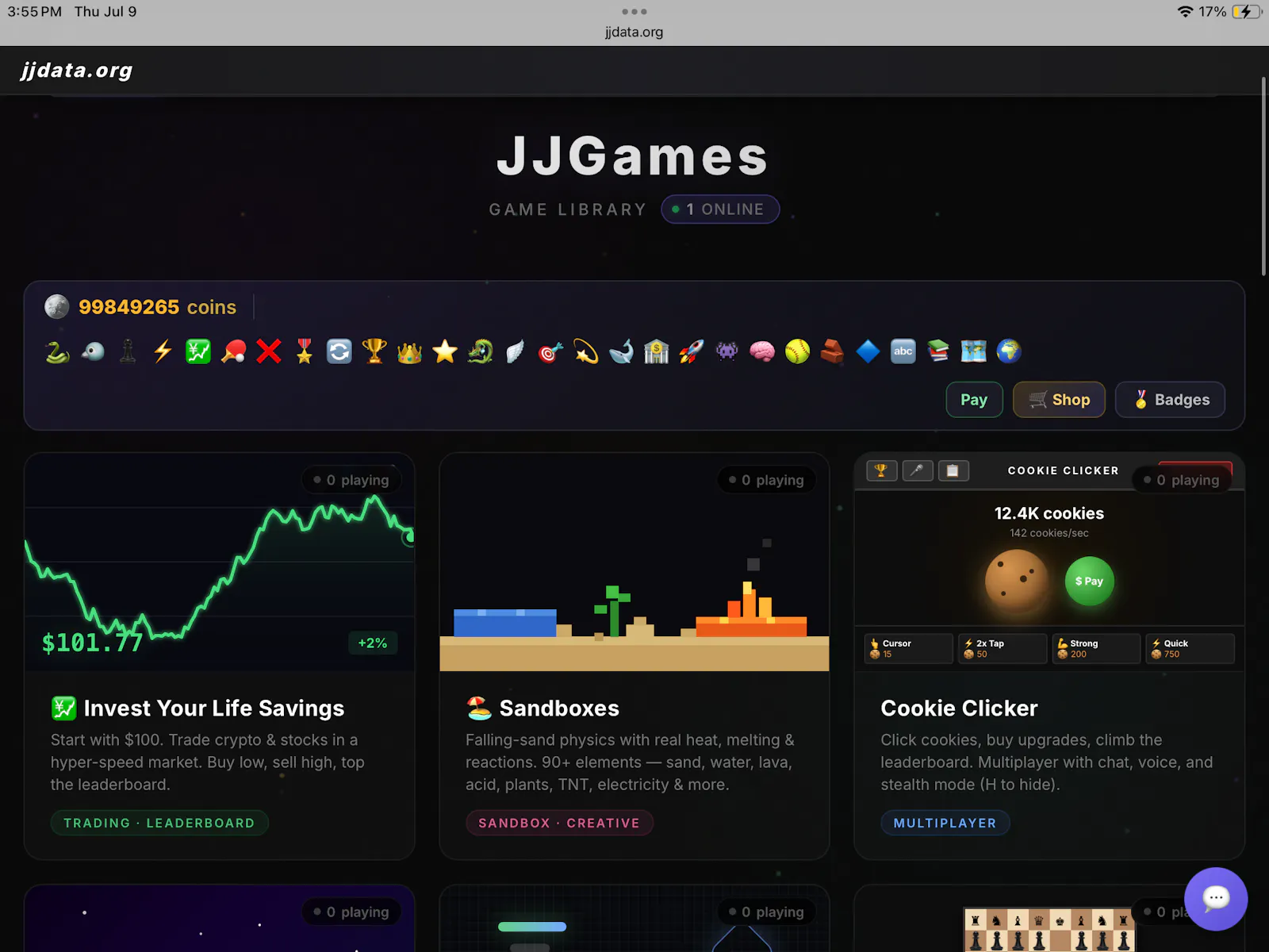 JJGames screenshot 3
