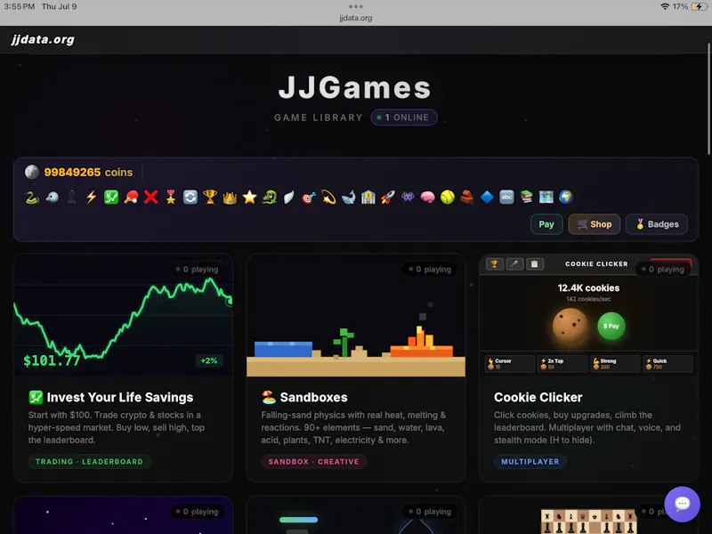 JJGames screenshot 3