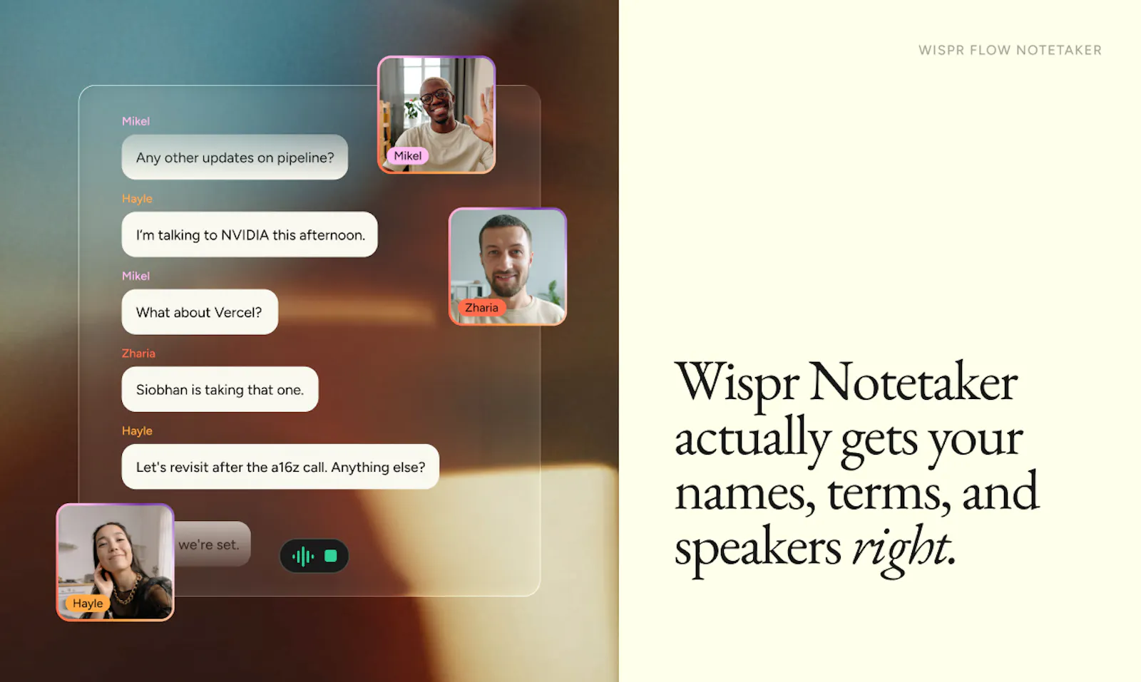 Wispr Flow Notetaker screenshot 3