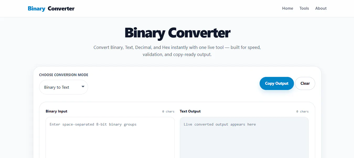 Binary Converter gallery image