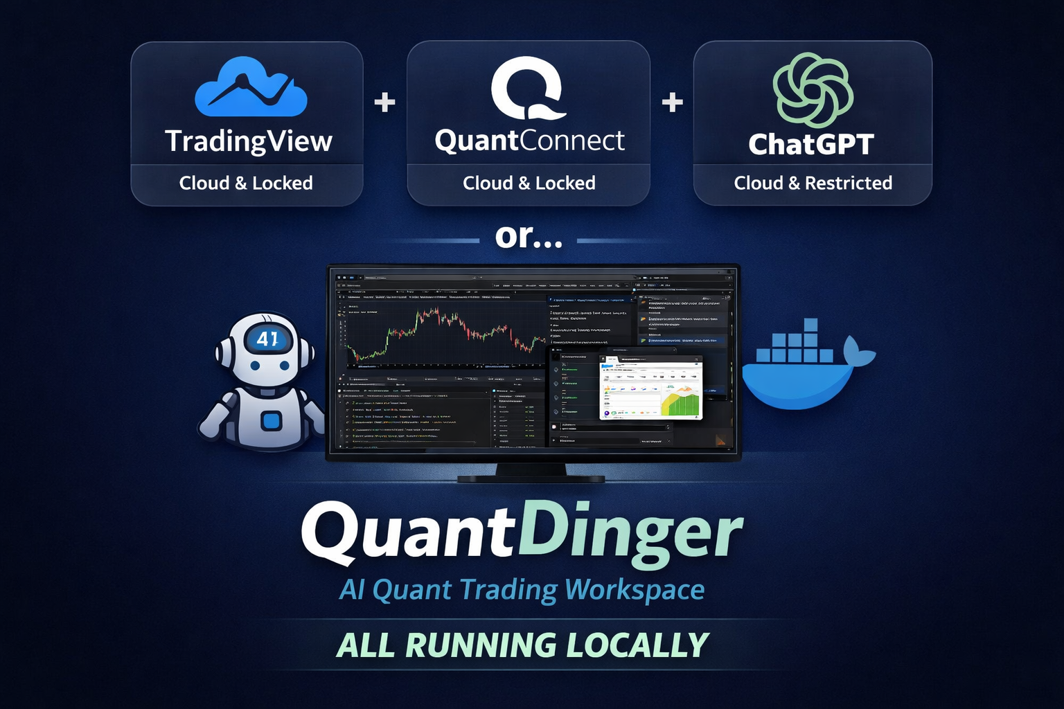 QuantDinger - Screenshot 2 showing product features and functionality