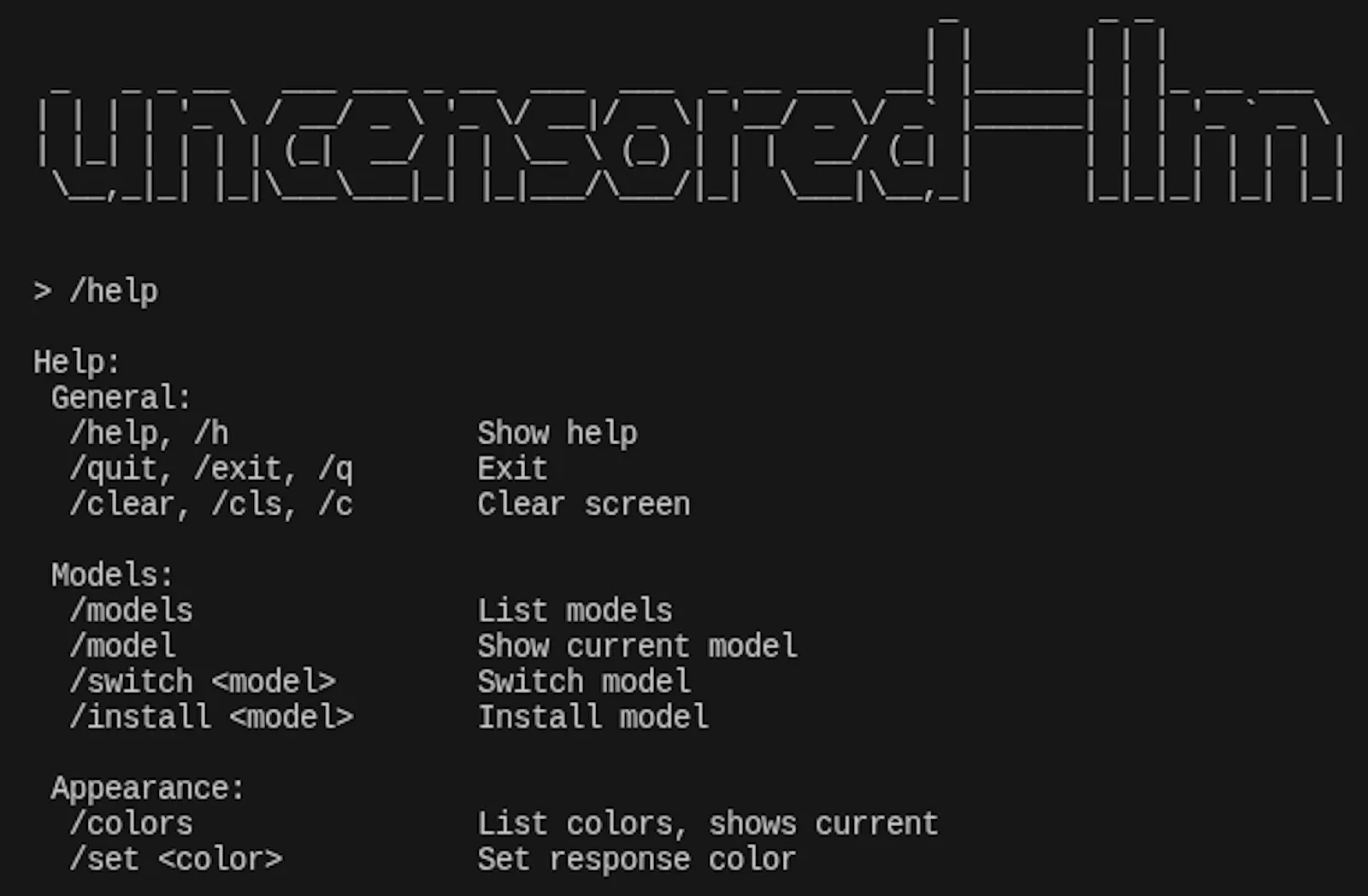 uncensored-llm screenshot 1