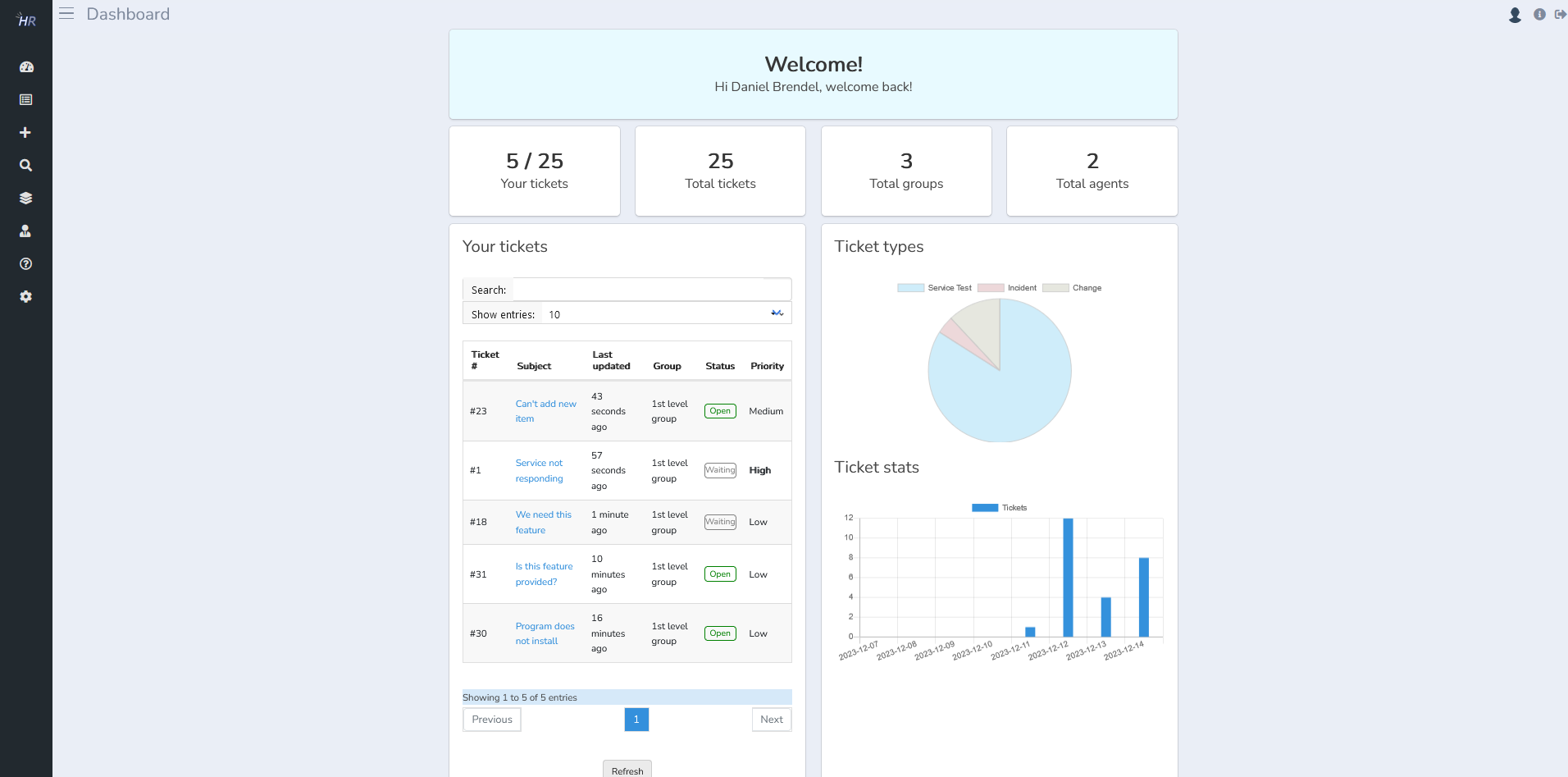 Helprealm - El sistema de entradas de soporte de SaaS gratuito media 2