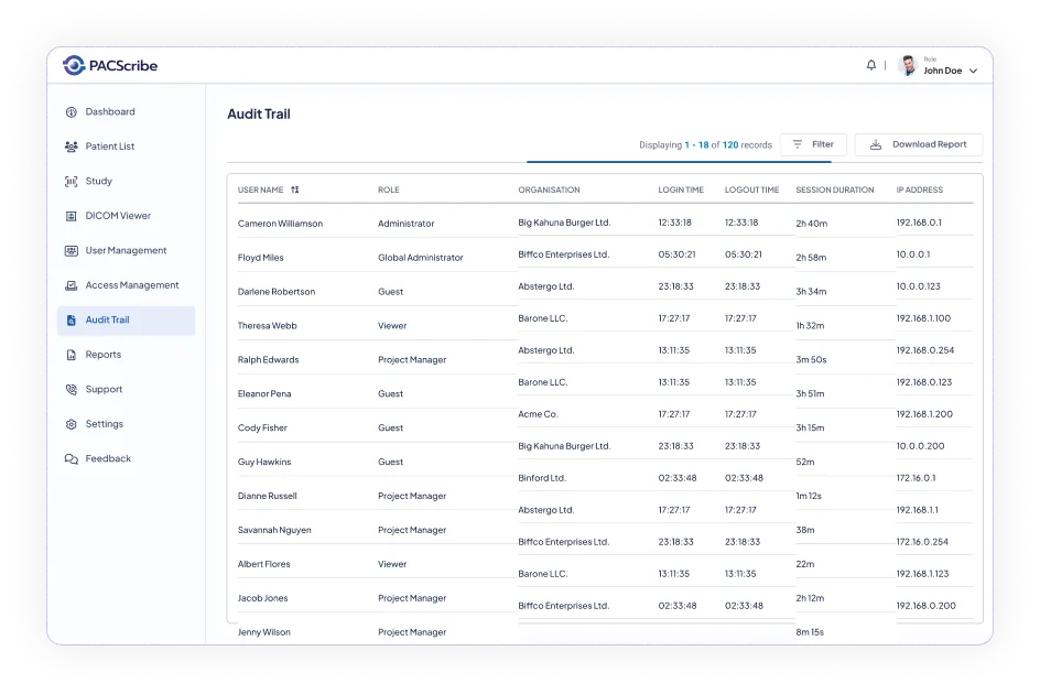 Folio3 Digital Health Pacscribe - Screenshot 5 showing product features and functionality