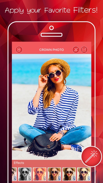 Flower Crown Image Editor | iOS gallery image