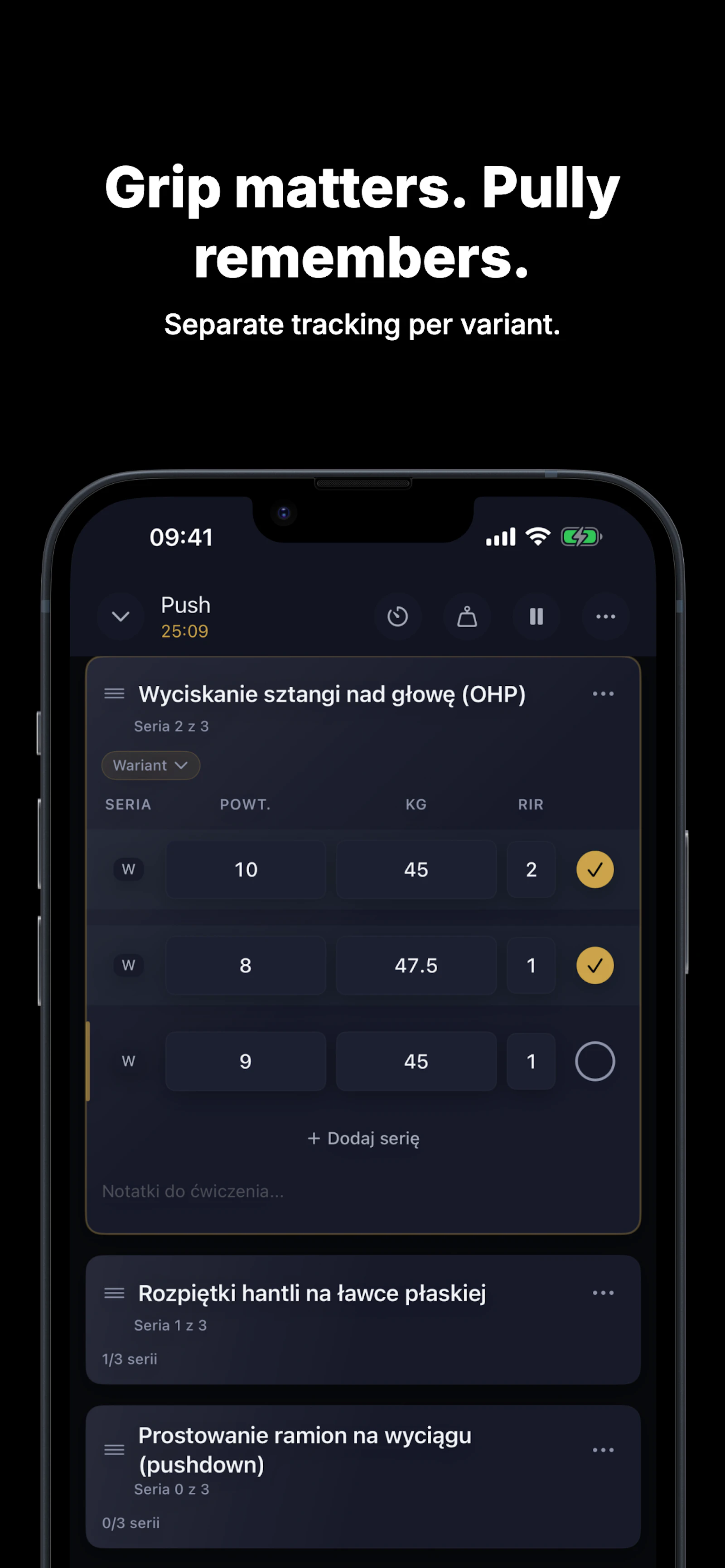 Pully - Gym Log & Tracker screenshot 8