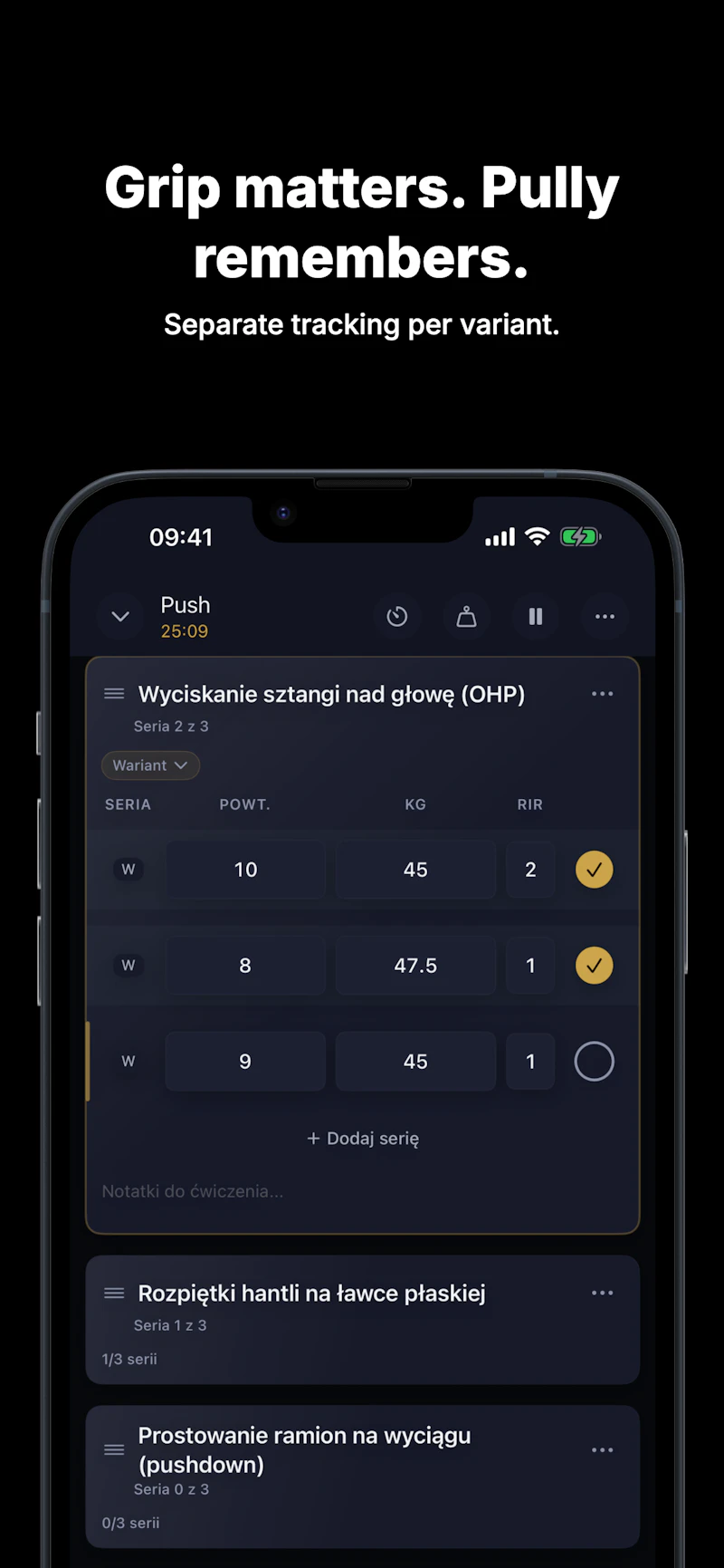 Pully - Gym Log & Tracker screenshot 8