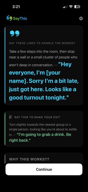 SayThis - Screenshot 3 showing product features and functionality