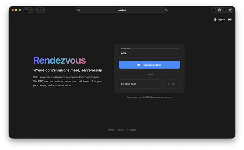 Rendezvous screenshot 2