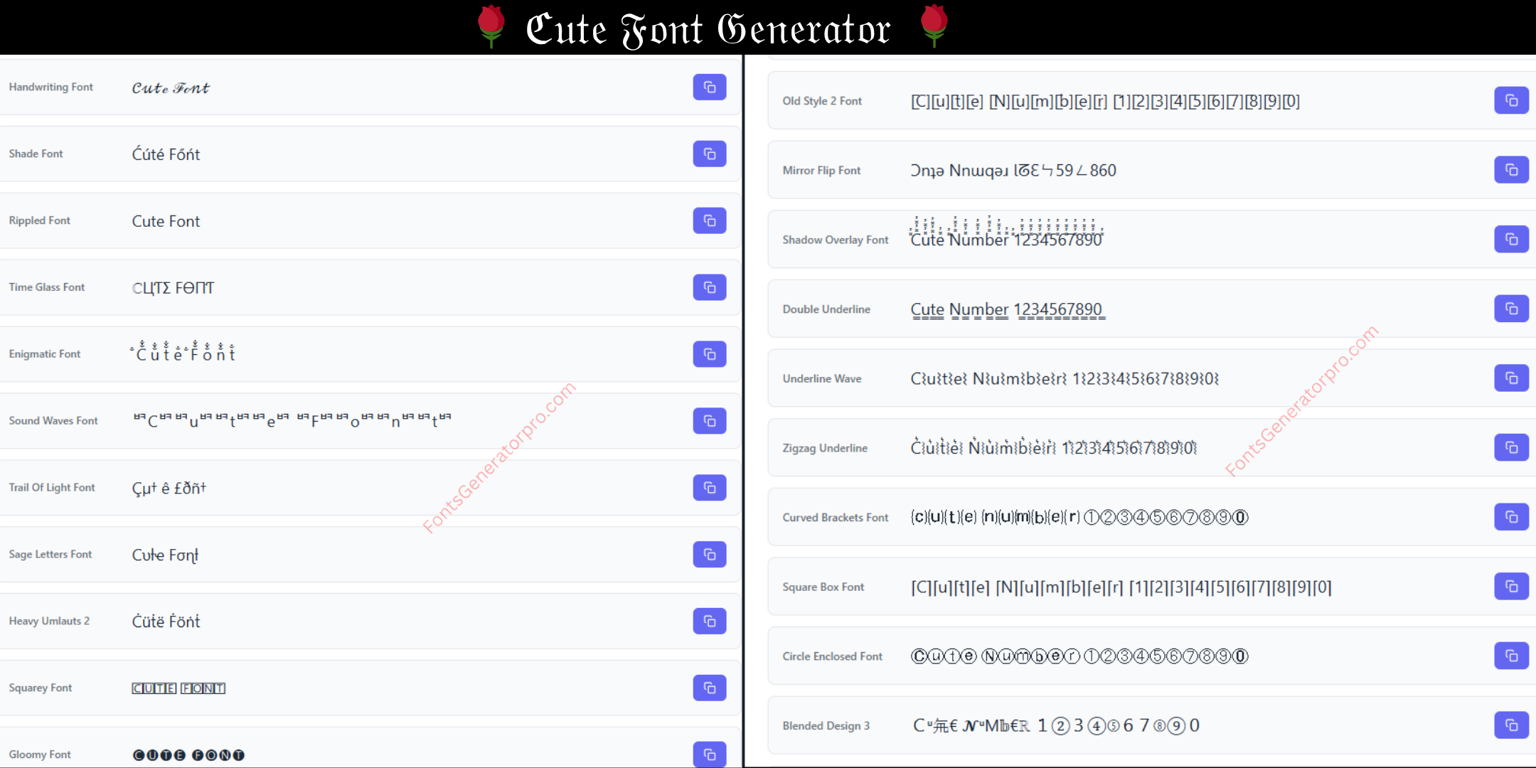Fonts Generator Pro gallery image