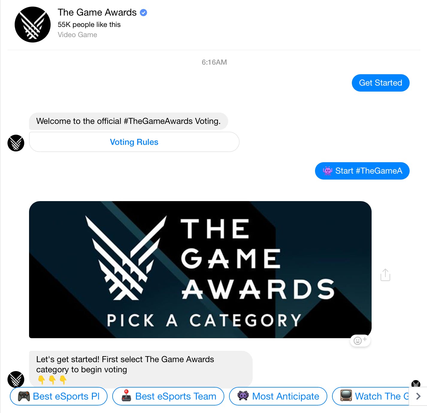 The Game Awards Voting Experience media 2