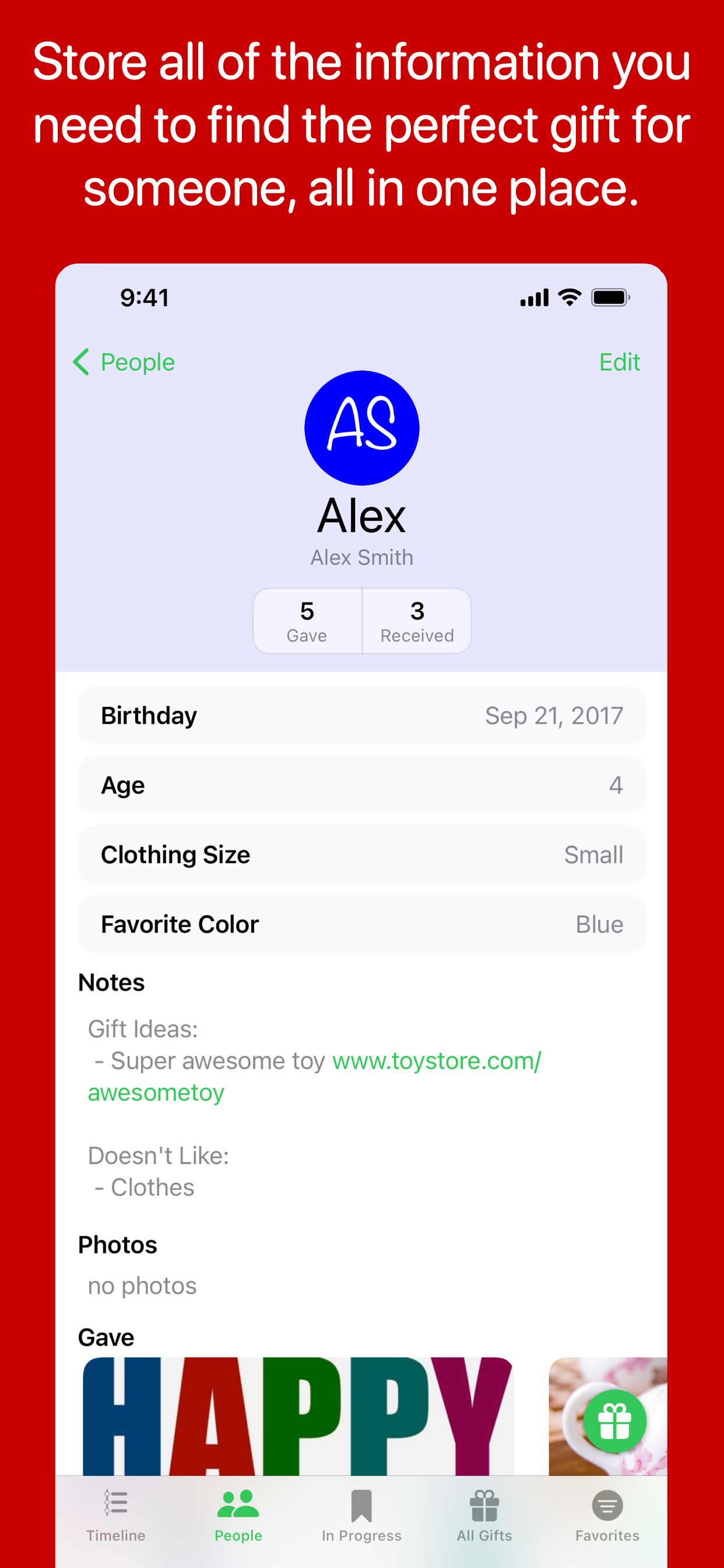 Given - Gift Manager gallery image