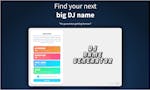 DJ Name Generator image