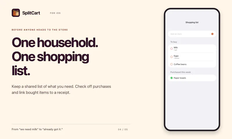 SplitCart screenshot 4