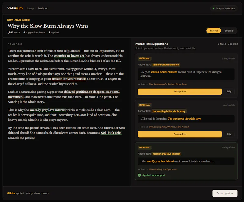 Velurium screenshot 4