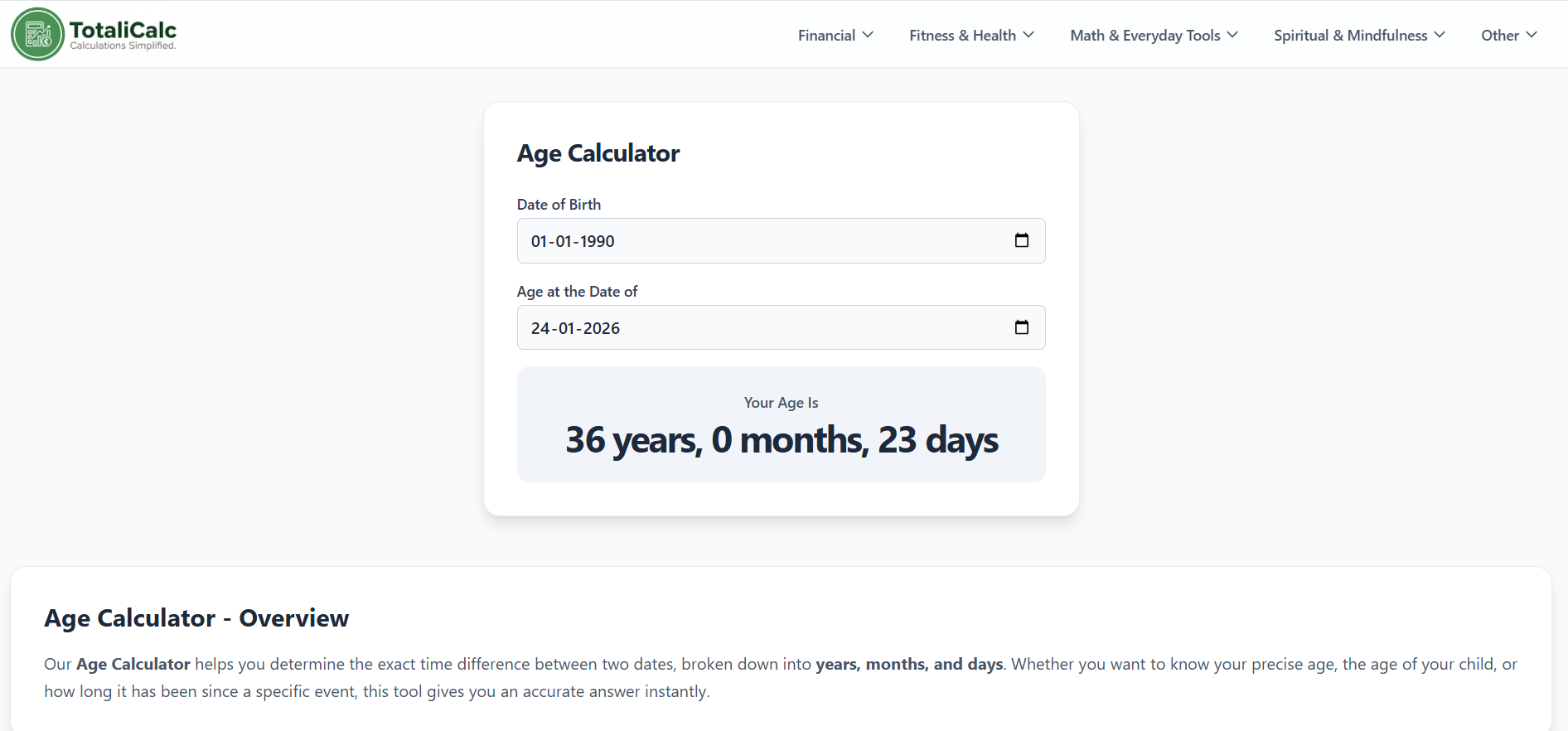 TotaliCalc gallery image