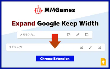Expand Google Keep Width gallery image