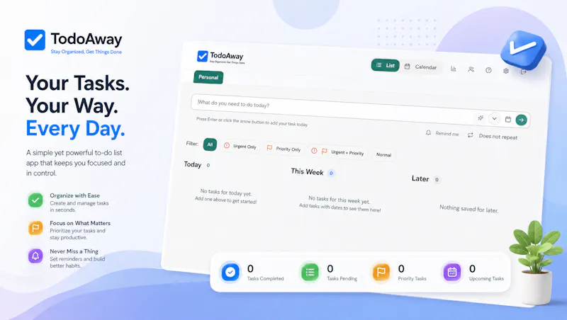 TodoAway screenshot 2