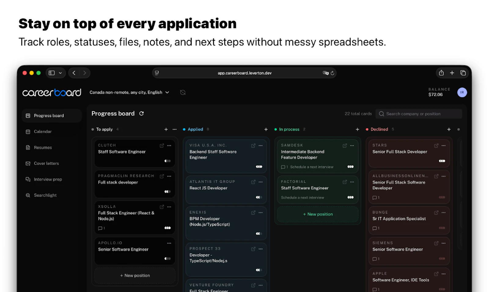 CareerBoard screenshot 2