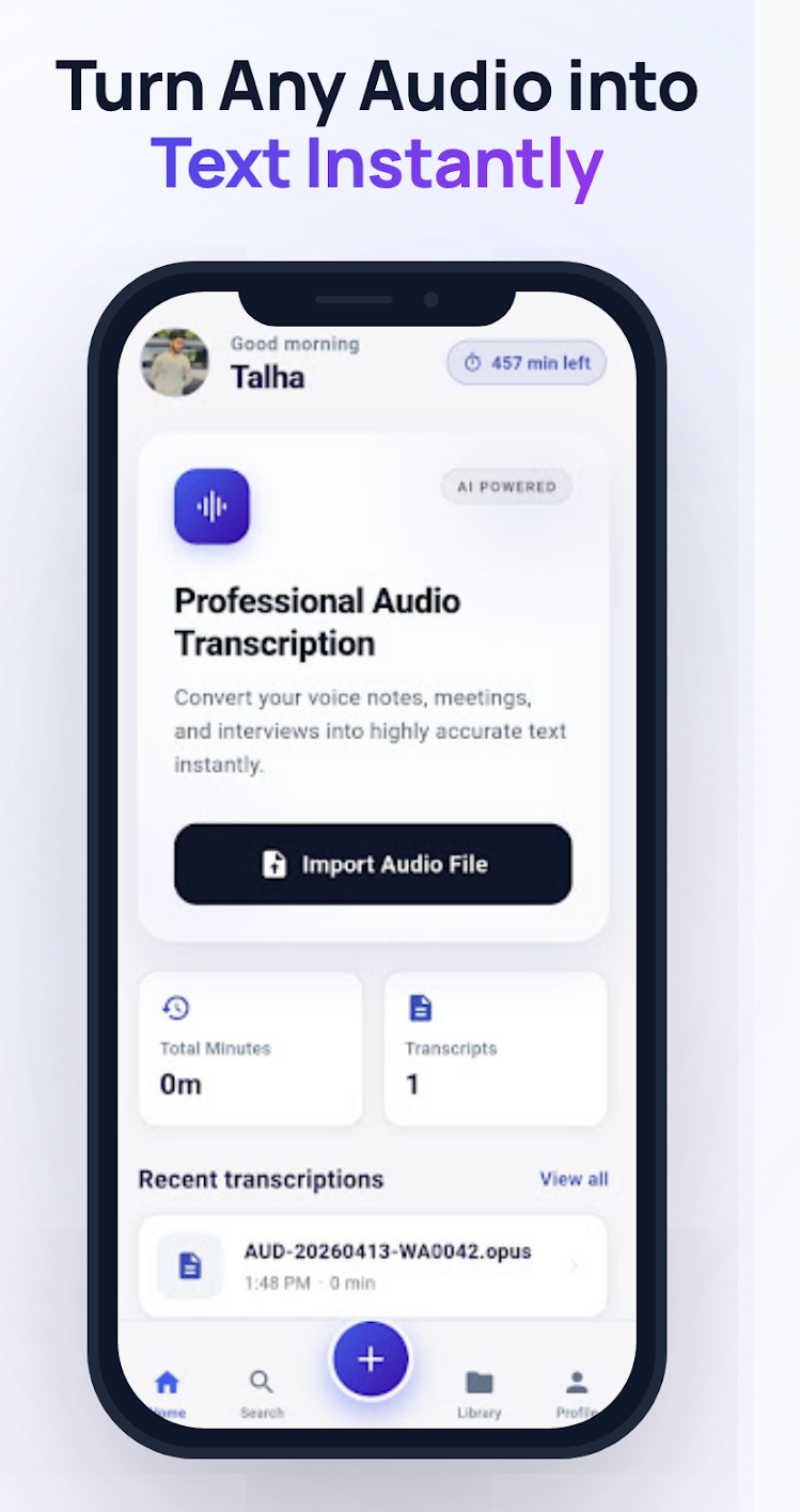 Hearless: Convert Whatsapp Voice to Text gallery image