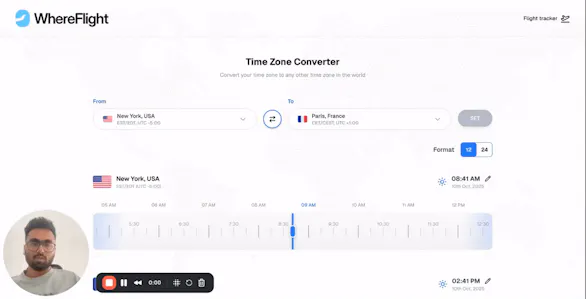 WhereFlight - Timezone Converter gallery image
