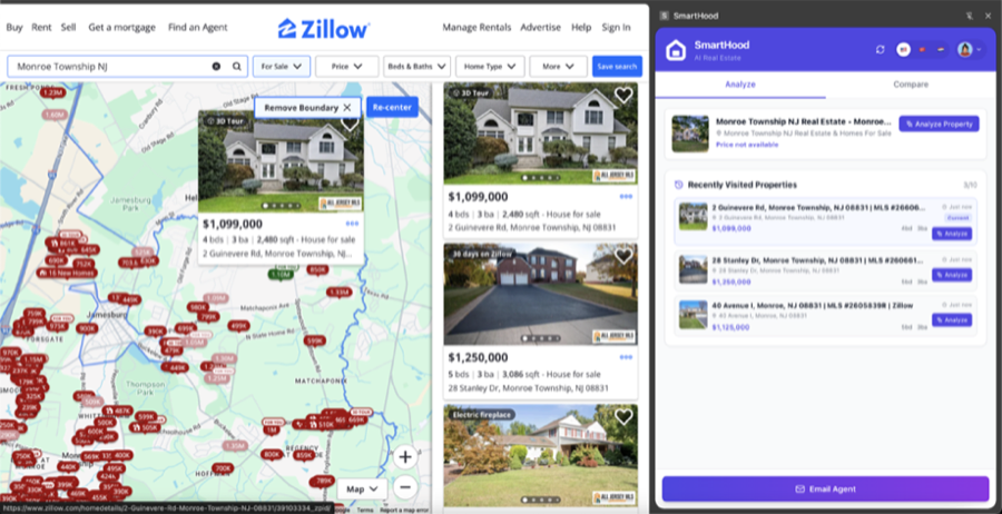SmartHood - Screenshot 2 showing product features and functionality