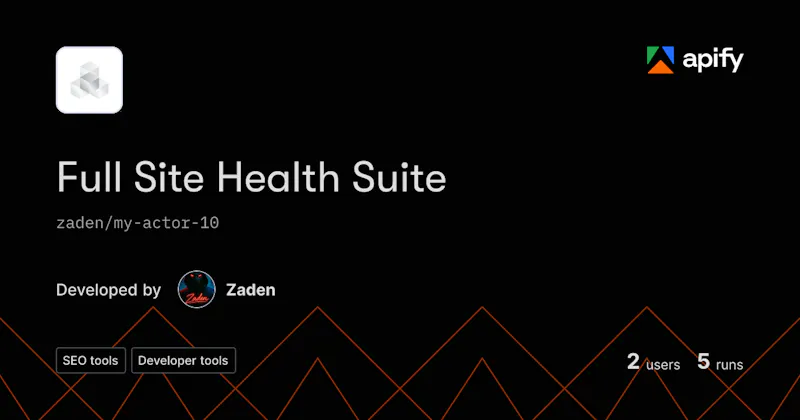Full Site Health Suite screenshot 1