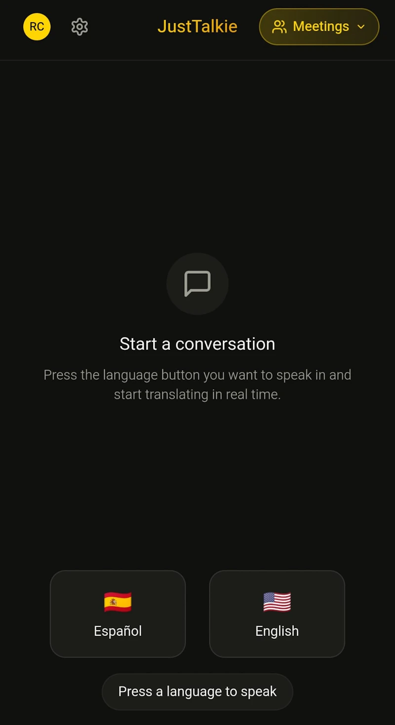 JustTalkie screenshot 3