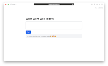 What Went Well Today? gallery image