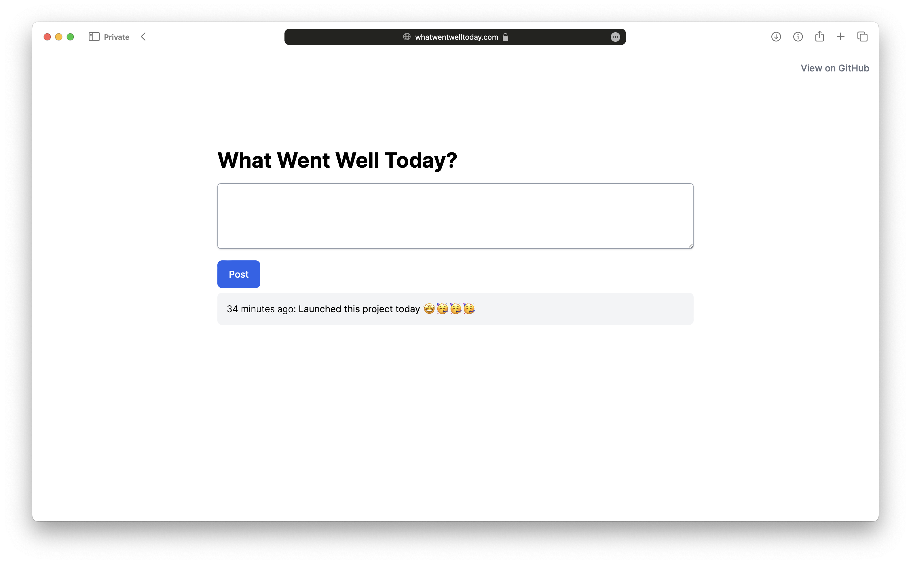 What Went Well Today? media 1