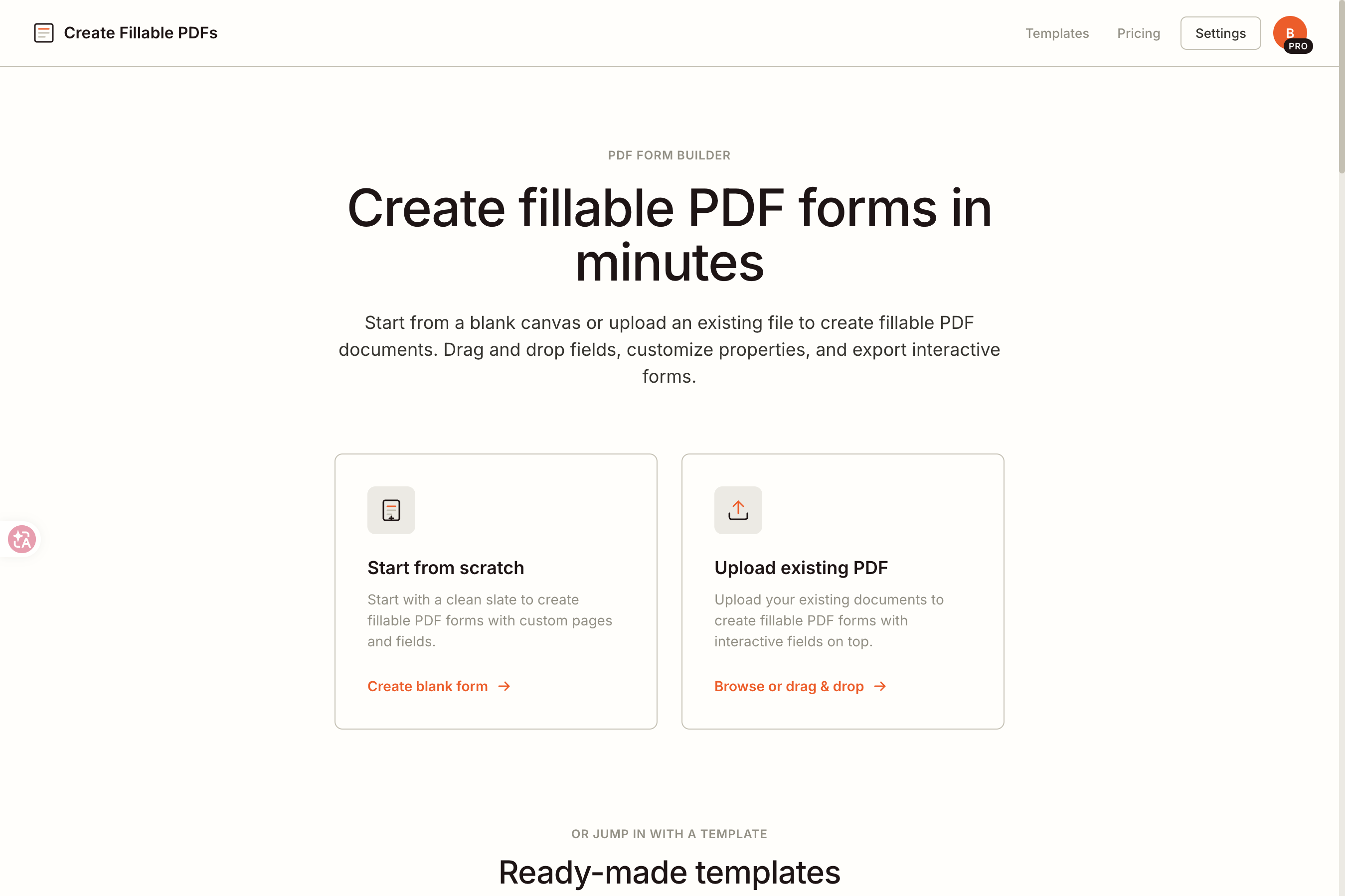 Create Fillable PDFs gallery image