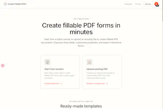 Create Fillable PDFs gallery image