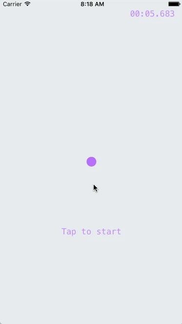 An interesting game made by using new UIViewPropertyAnimator API. UIKit only and no Sprite Kit.