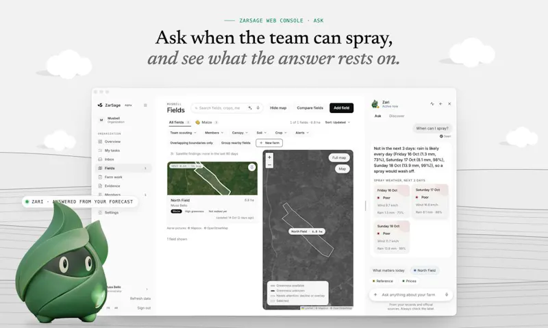 ZarSage Web Console screenshot 5