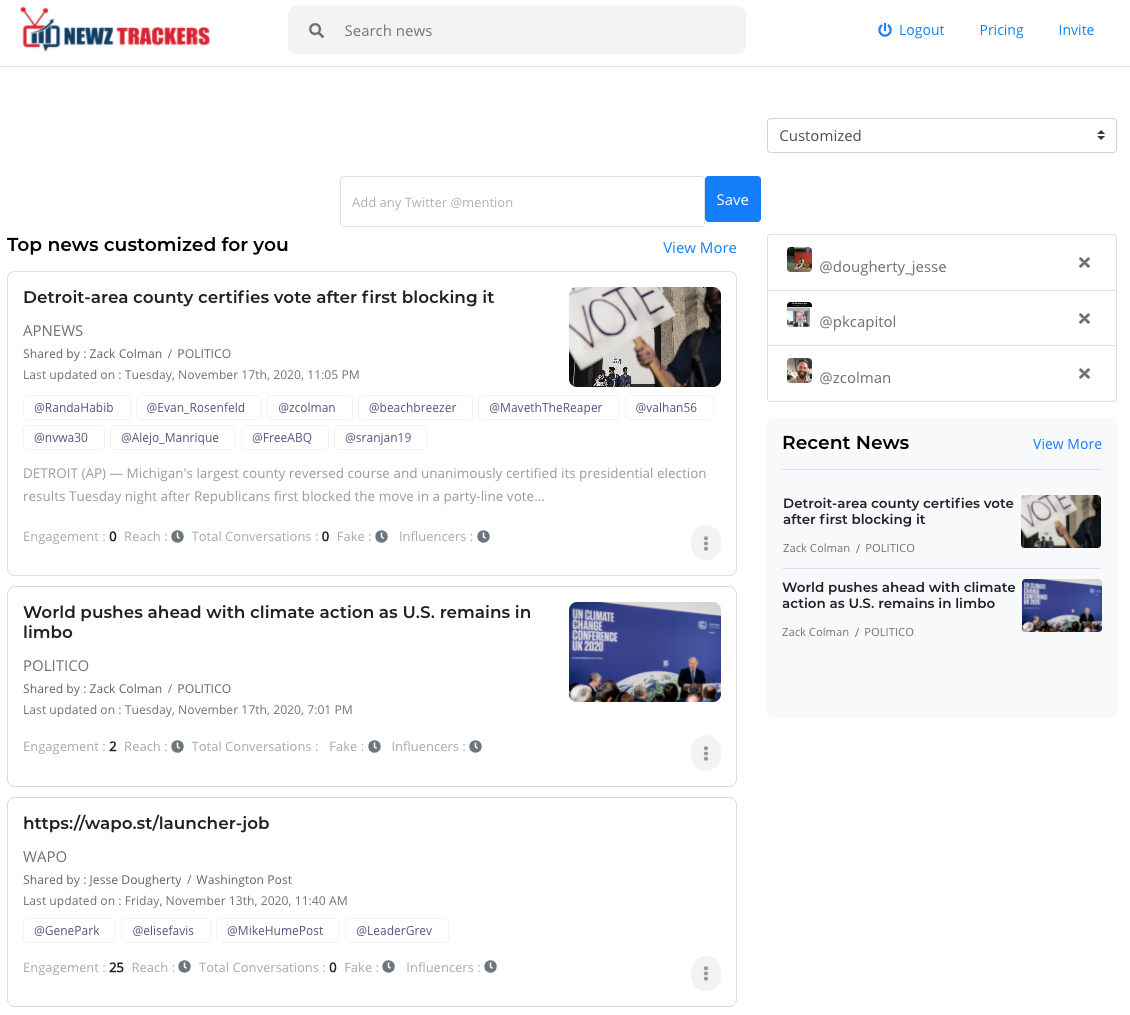 NewzTrackers gallery image