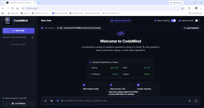CodeMind screenshot 1