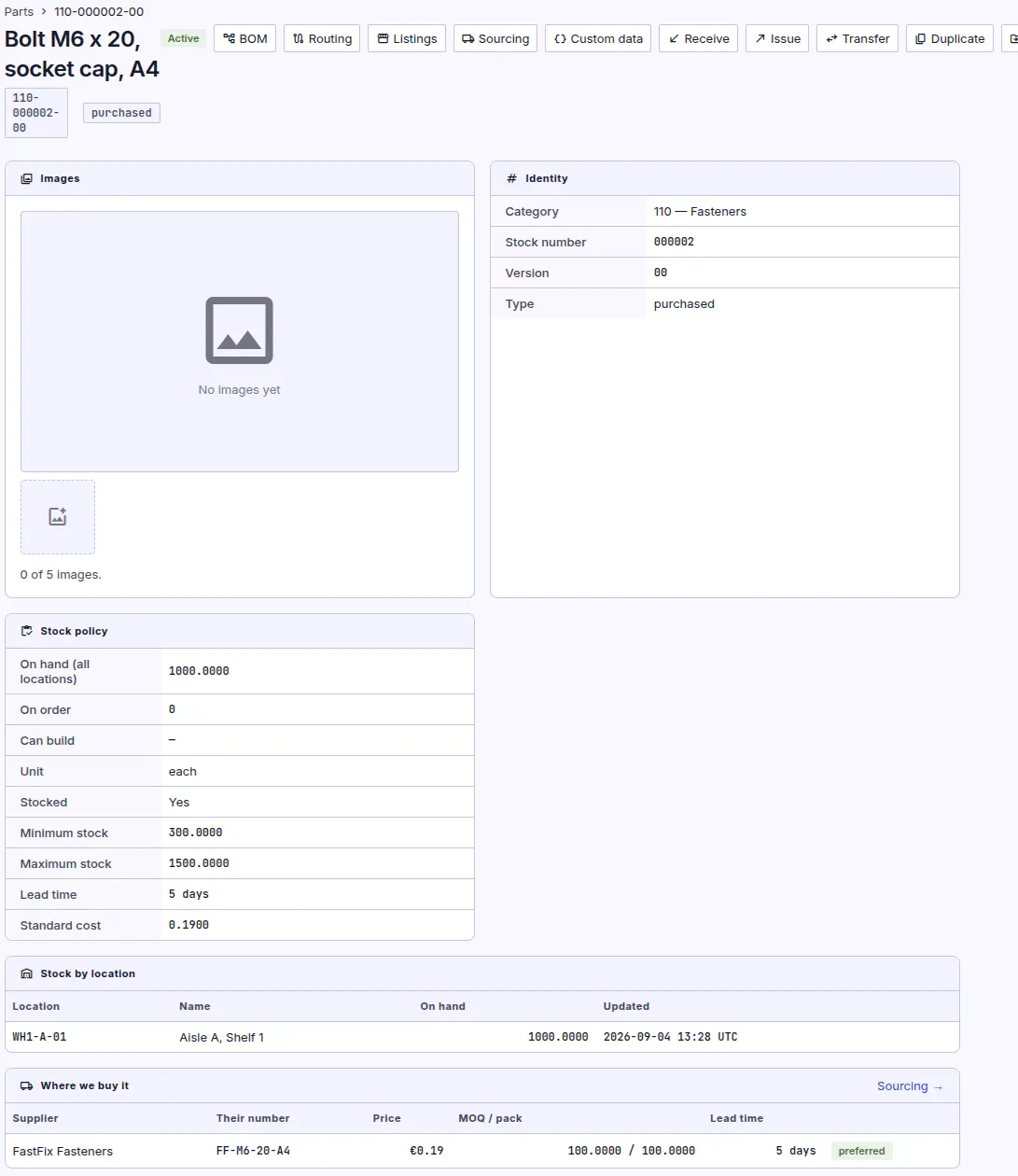 Foudra - Simple stock control and MRP gallery image