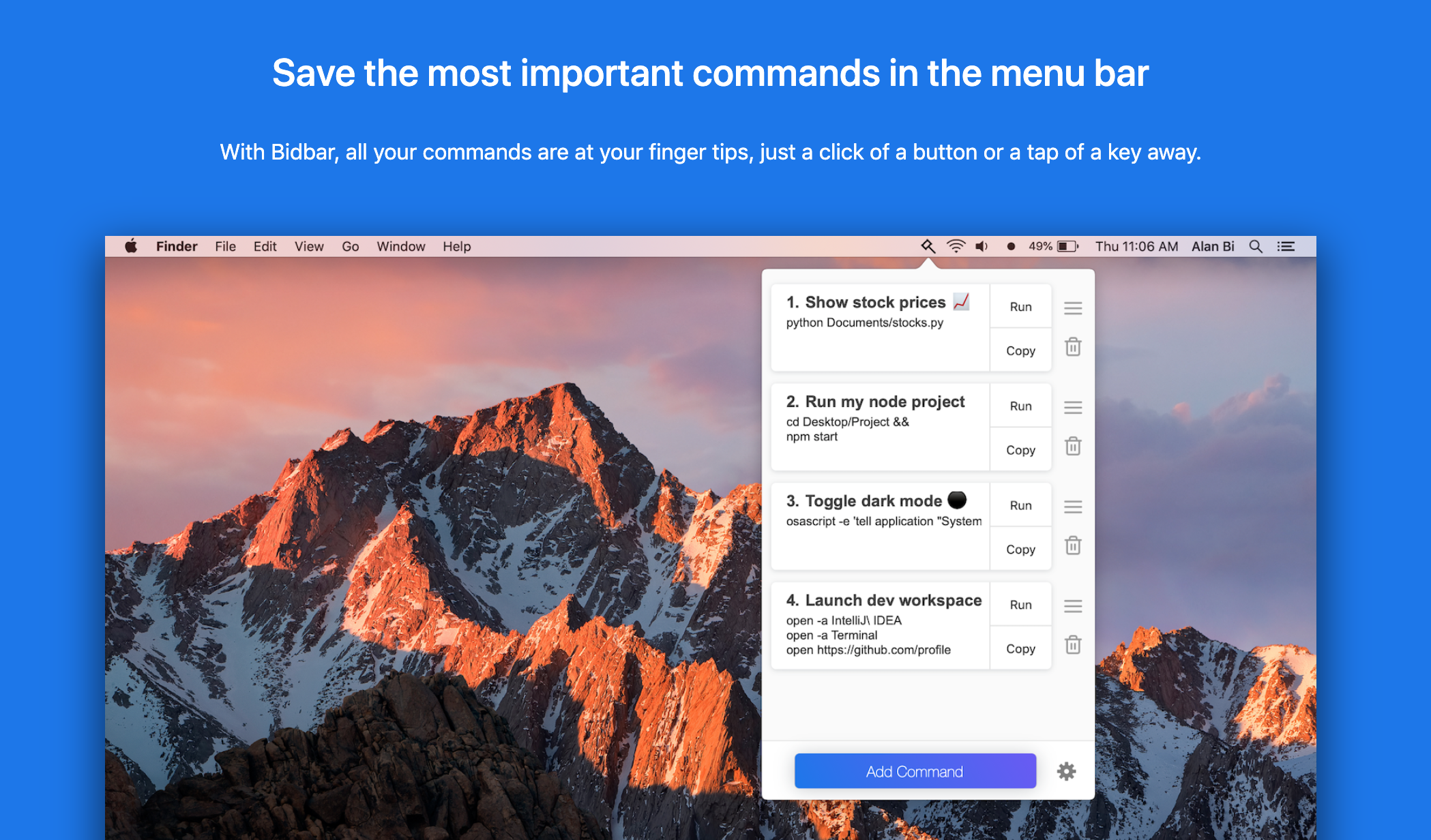 Bidbar gallery image