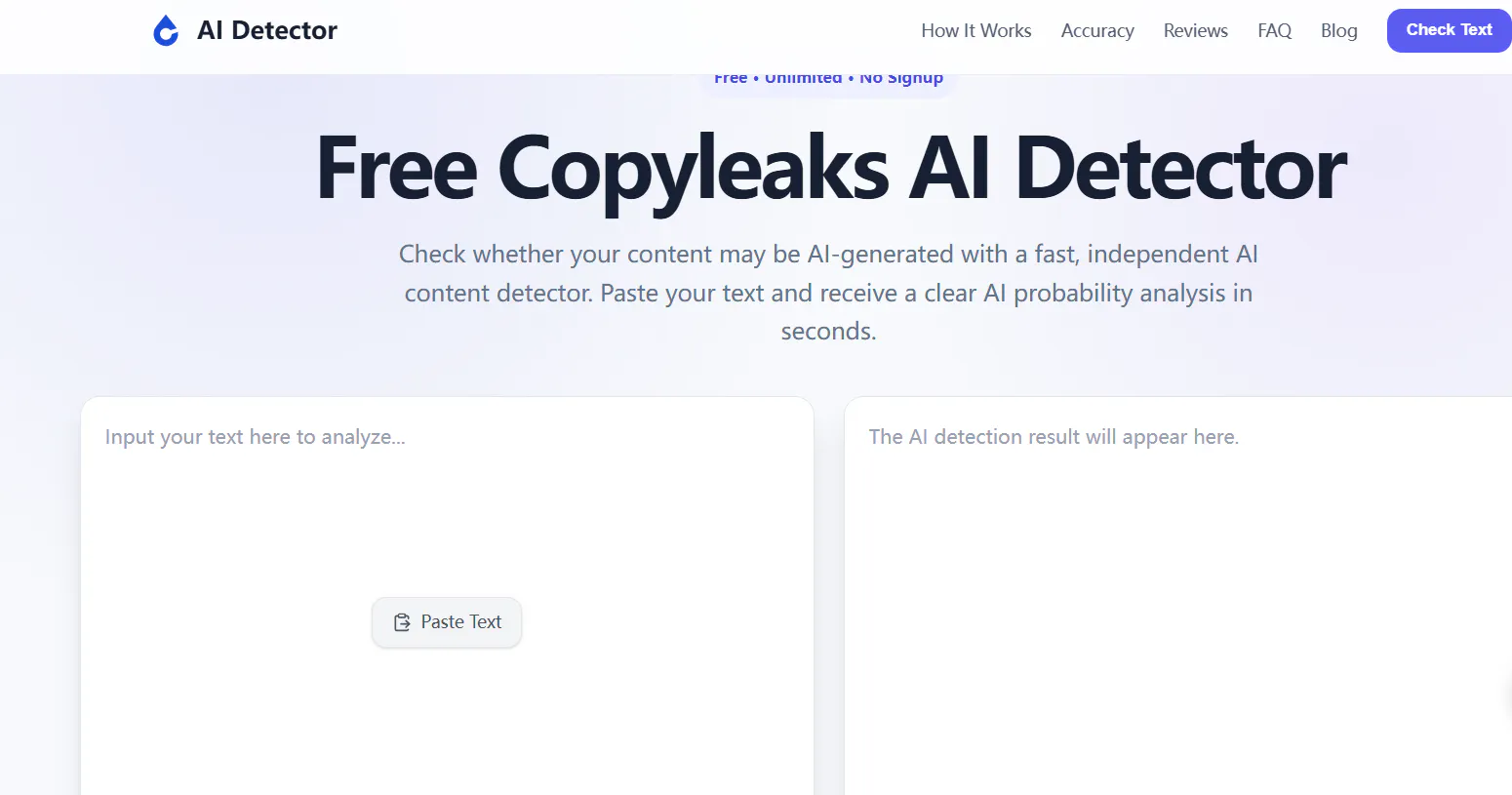 Copyleaks AI Detector gallery image