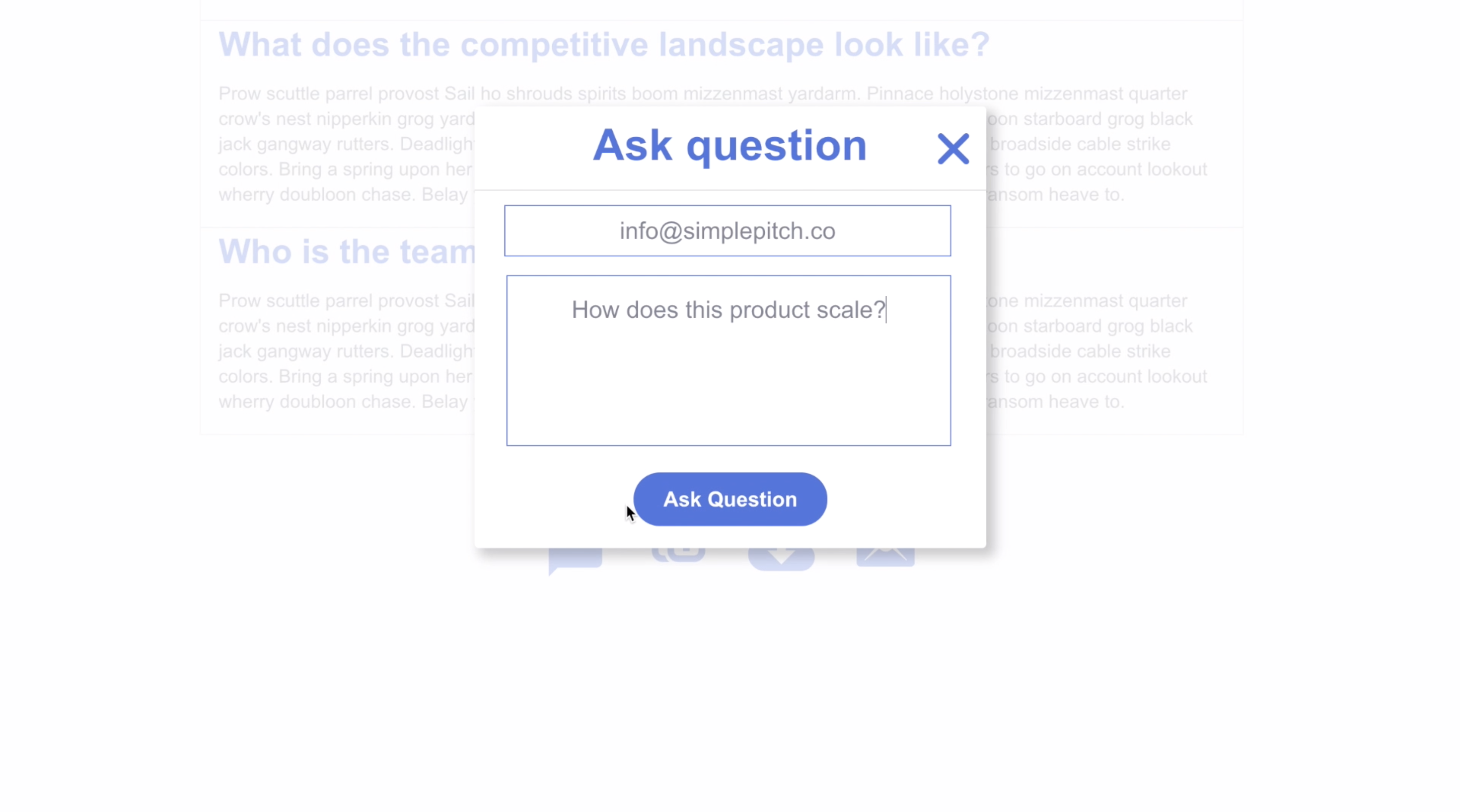 SimplePitch gallery image